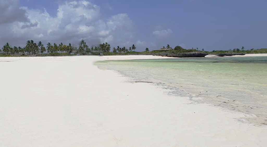 Turquoise water and coral reef of Watamu Marine Park, Kenya